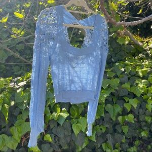 Free People Lacey Sweater Top, Size S